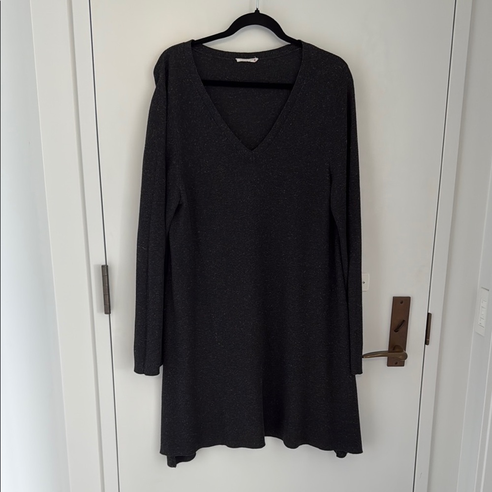 Eileen Fisher Long Sleeve V-Neck Knit Dress
